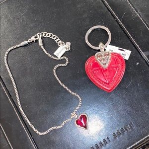 BRIGHTON HEART NECKLACE WITH FREE HEART KEYCHAIN